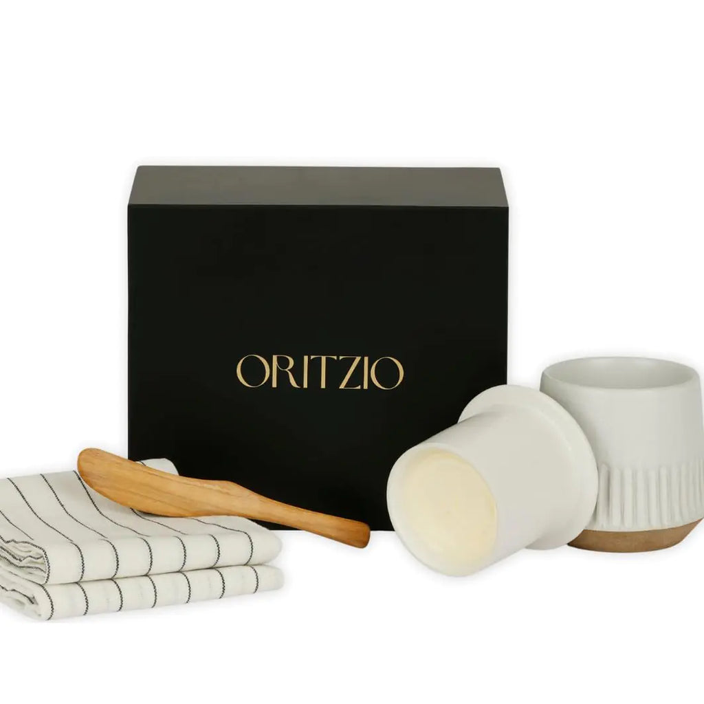 Luxury French Butter Crock Gift Set