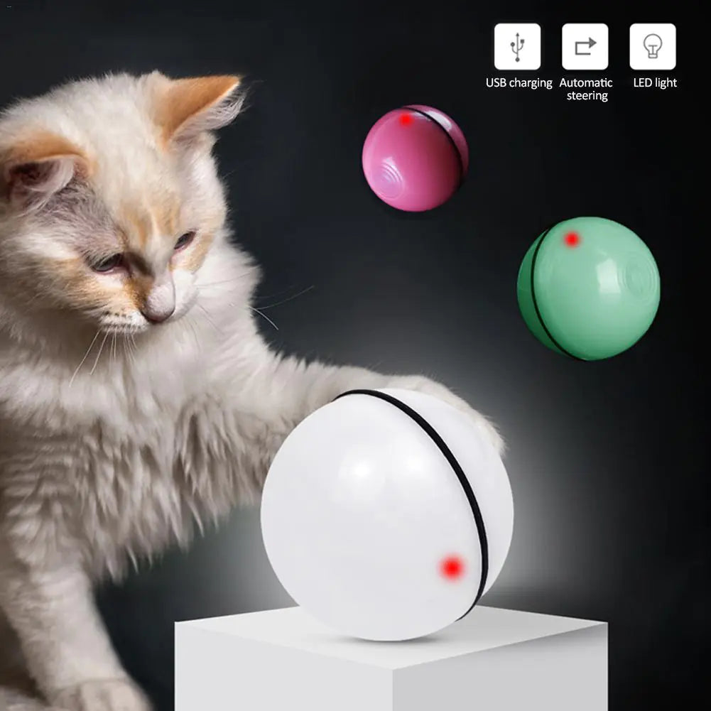 LED Laser Electronic Rolling Pet Ball