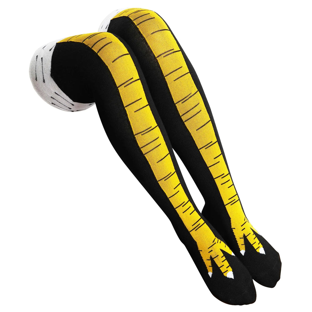 Funny Crazy Chicken Leg Socks