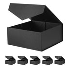 6 Black Gift Boxes