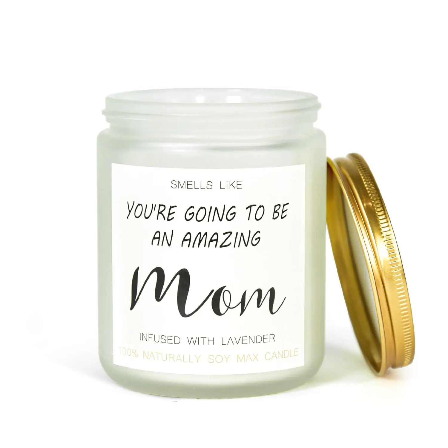 New Mom Gifts Handmade Lavender Natural Soy Wax