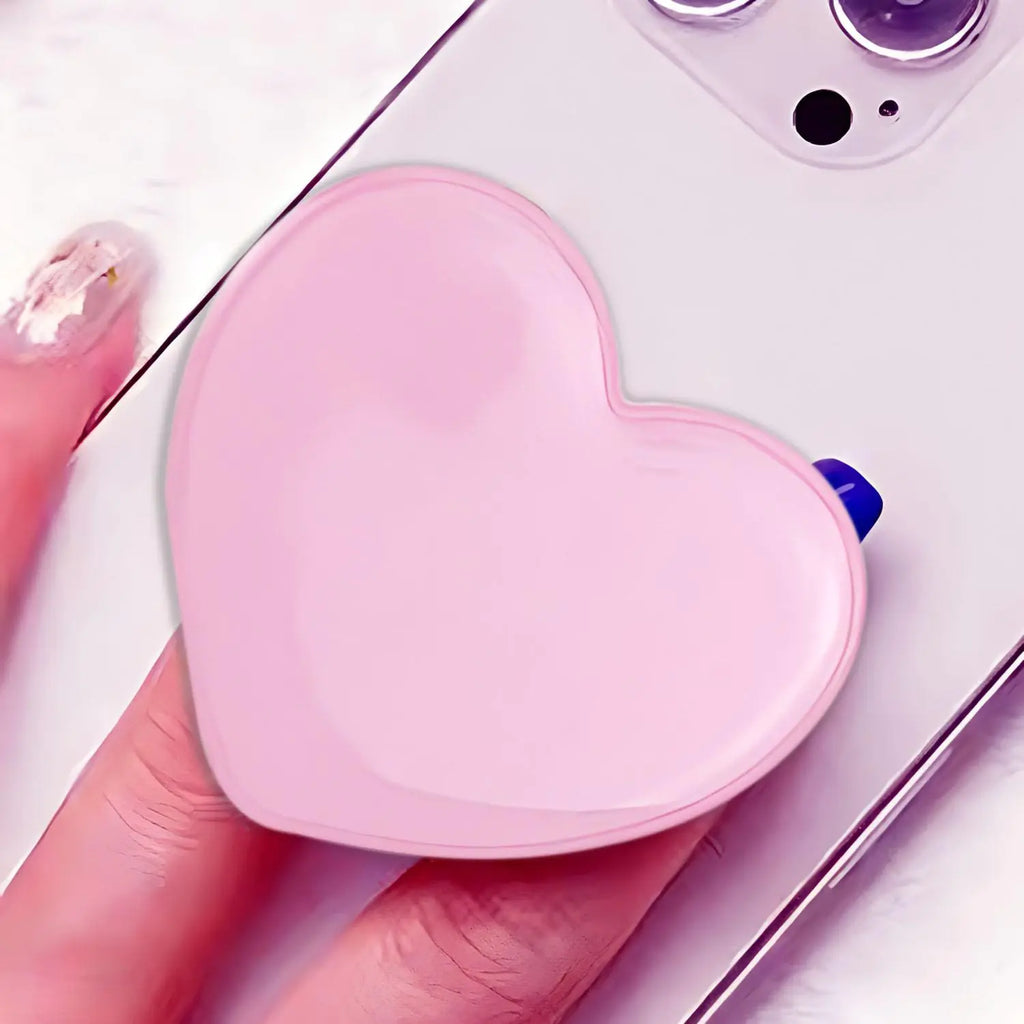 Heart-Shaped Phone Grip