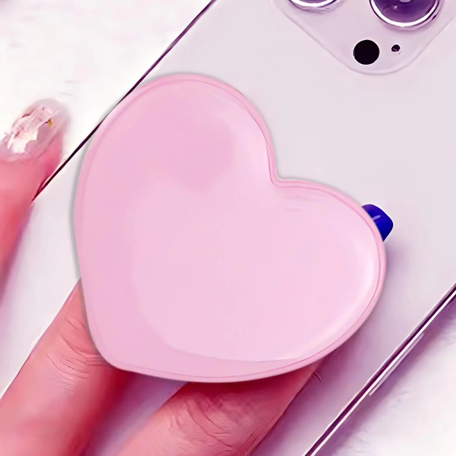 Heart-Shaped Phone Grip
