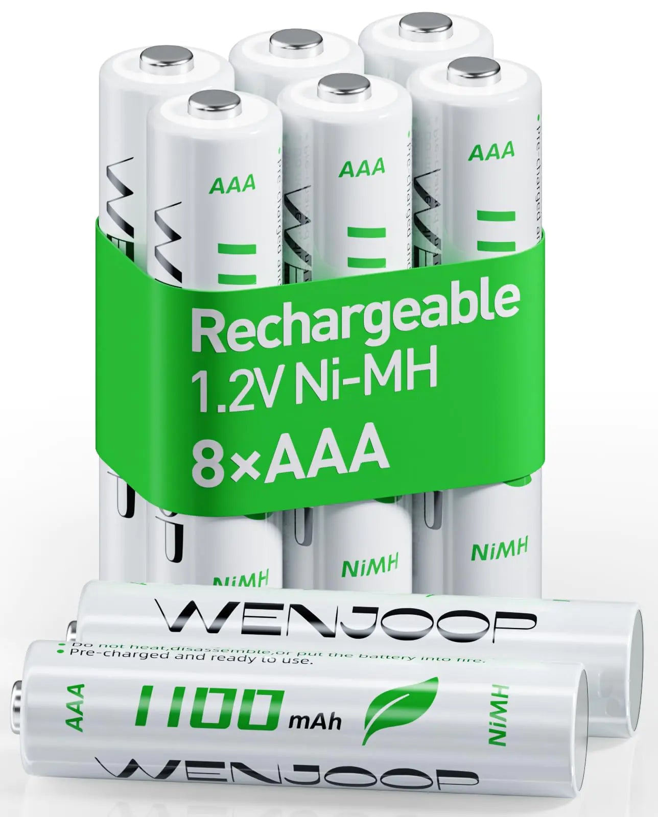 8x AAA Rechargeable Batteries