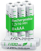 8x AAA Rechargeable Batteries