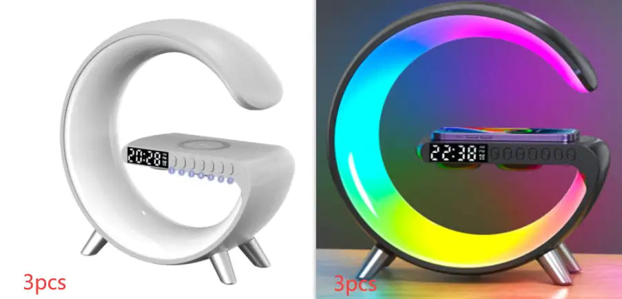 G LED Lamp Bluetooth Speaker Wireless Charger