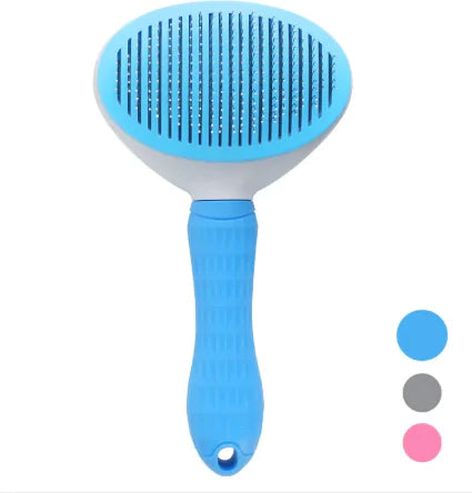 Flower Needle Comb Blue
