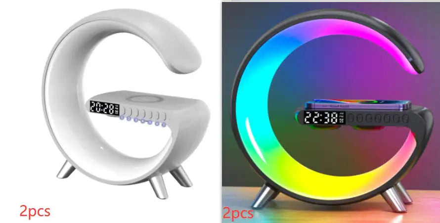 G LED Lamp Bluetooth Speaker Wireless Charger