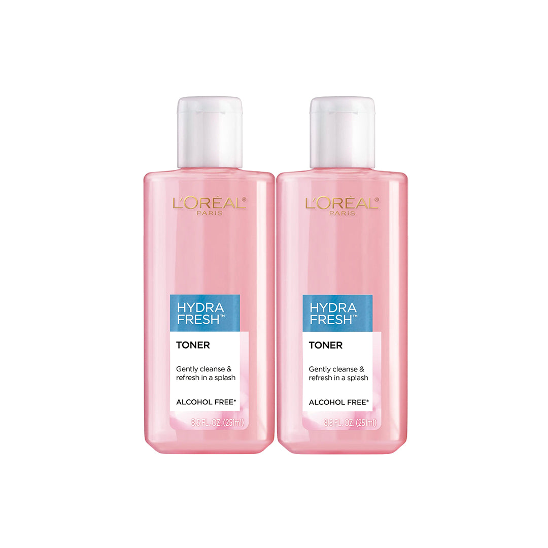 Pack of 2 LOreal Paris Skincare HydraFresh Toner
