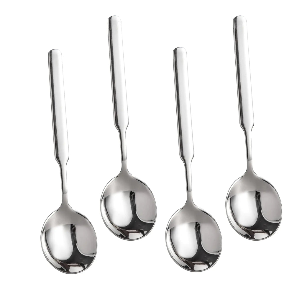 Set of 4 Big Soup Spoons