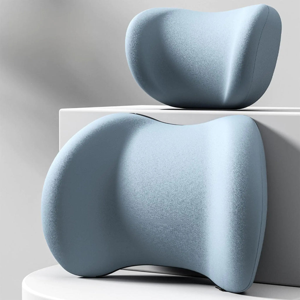 Car Headrest & Lumbar Support Cushion