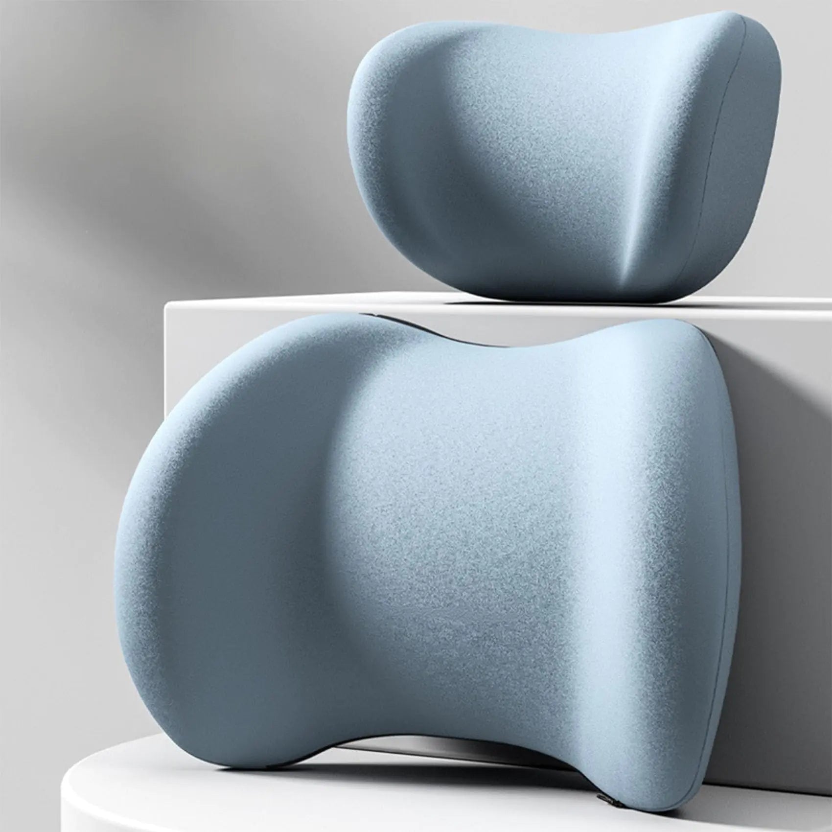 Car Headrest & Lumbar Support Cushion