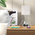 Table Lamp with 4 USB Ports