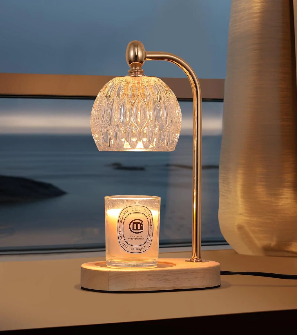 Retro Candle Warmer Lamp with Timer