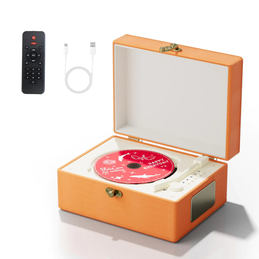 Music Box CD Player with Speakers