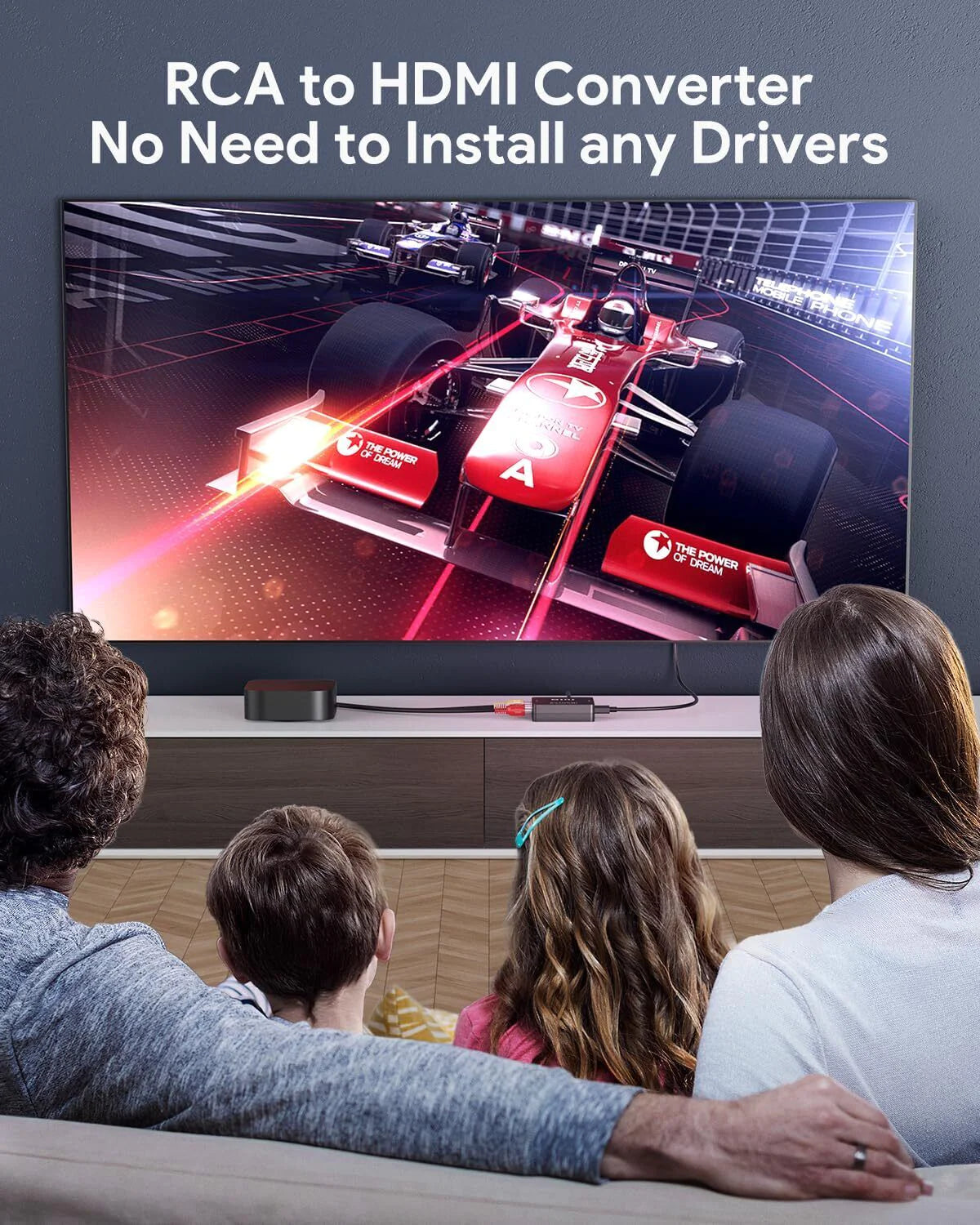 RCA to HDMI Converter Adapter