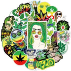 50pcs 420 Vinyl Waterproof Stickers