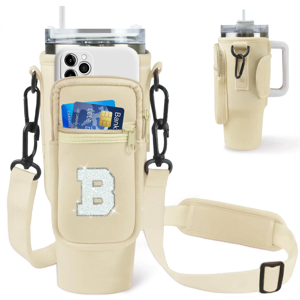 Water Bottle Carrier for Stanley Cup 40 oz