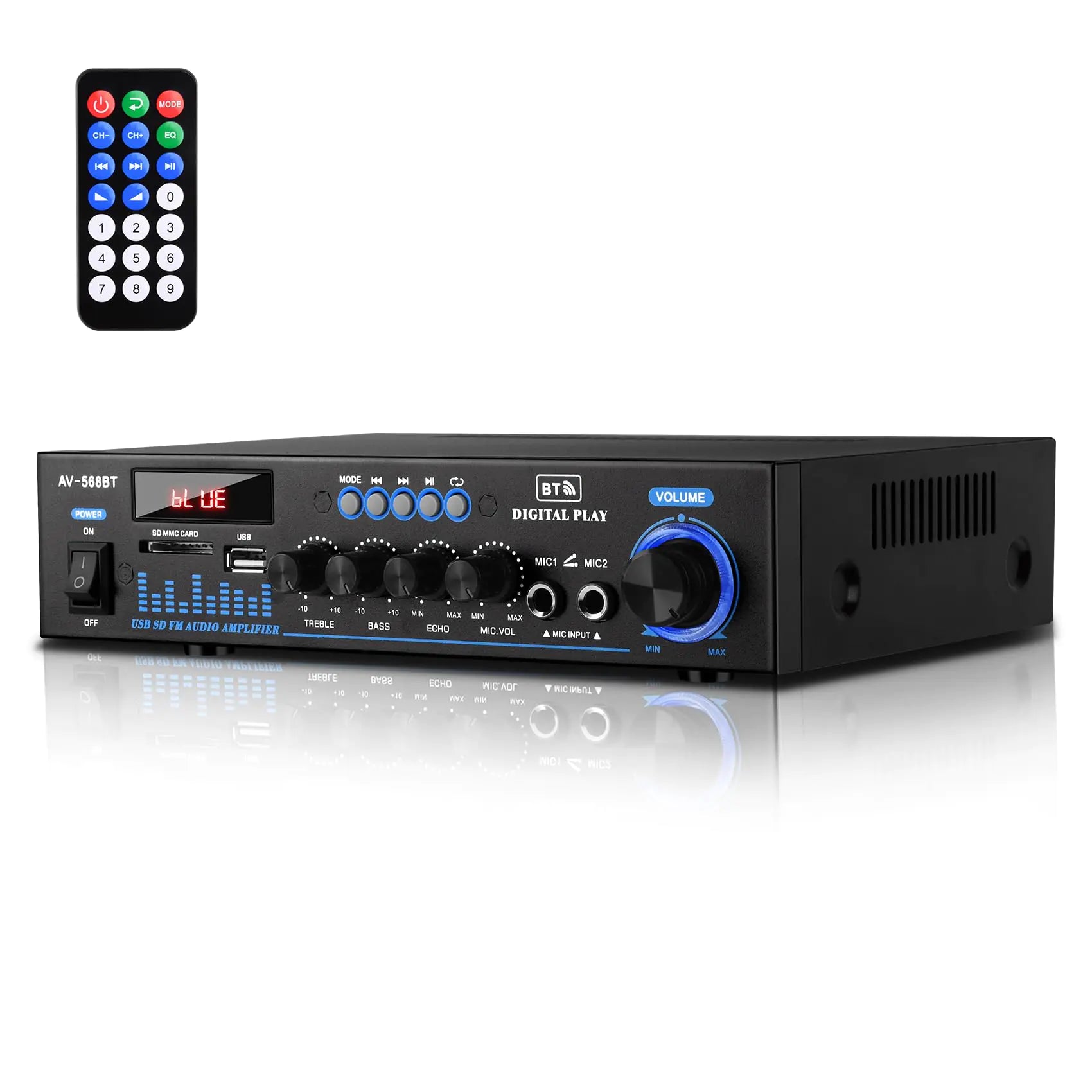 Max Power Home Theater Stereo Amplifier