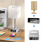 Table Lamp with 4 USB Ports