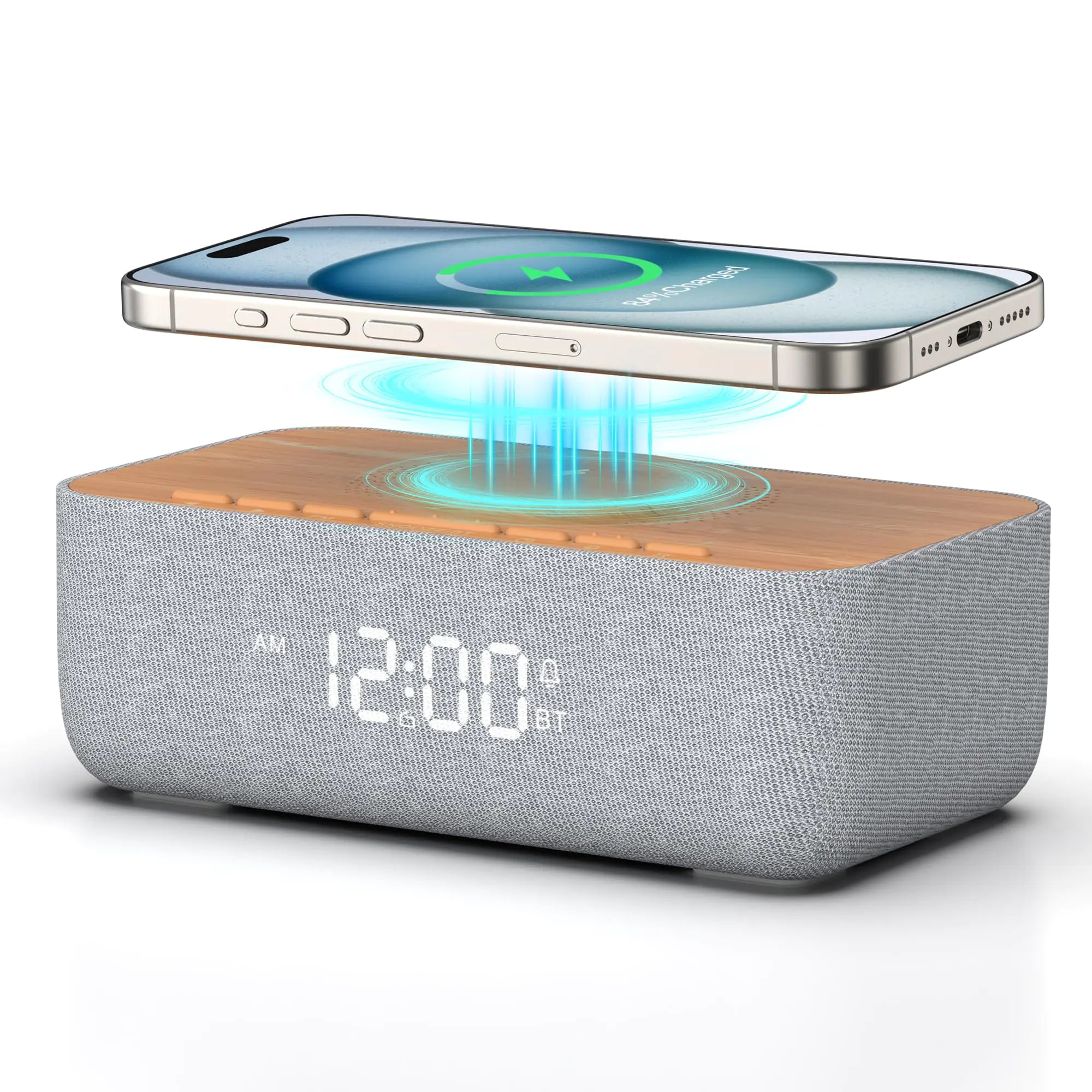 Wireless Charger Alarm Clock