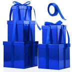 5 Pcs Gift Box with Lid and Ribbon
