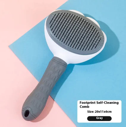 Flower Needle Comb Blue