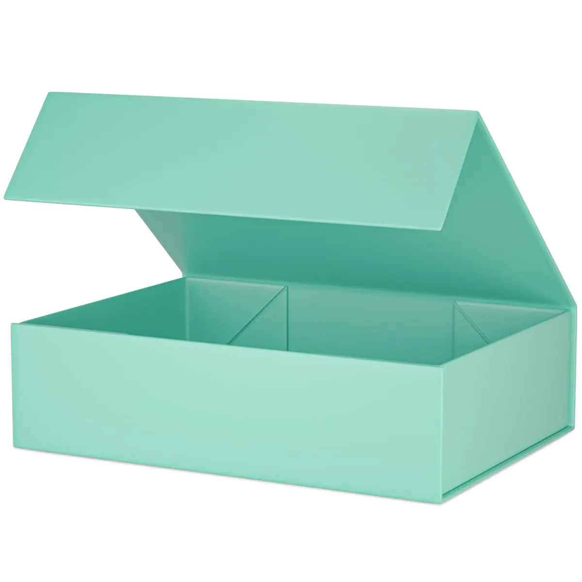 Green Gift Box Magnetic Closure Lid