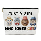 Cat Lover Gift Travel Cosmetic Bag